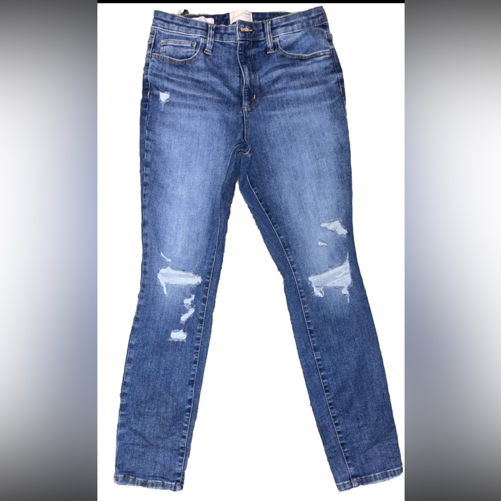 Universal Thread High- Rise Skinny Distressed Woman's Jeans 10 R - Picture 5 of 9